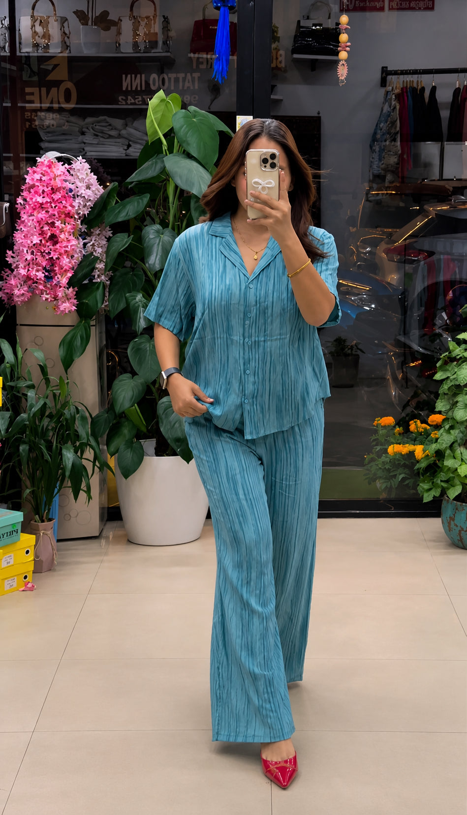Pure Linen Co-Ord Set for Women | Premium Casual & Office Wear Set