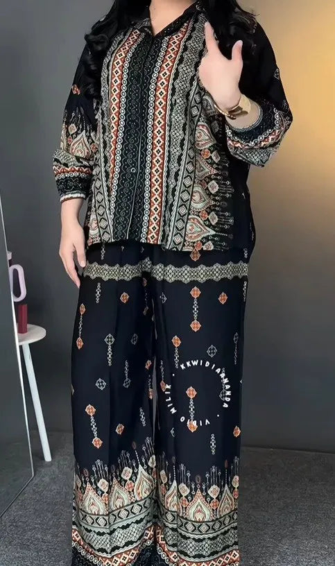Stylish Black Rayon Co-Ord Set for Women | Premium Comfortable Matching Set