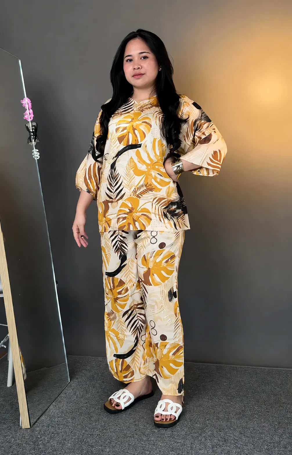 Premium Printed Rayon Co-Ord Set for Women | Stylish 2-Piece Outfit