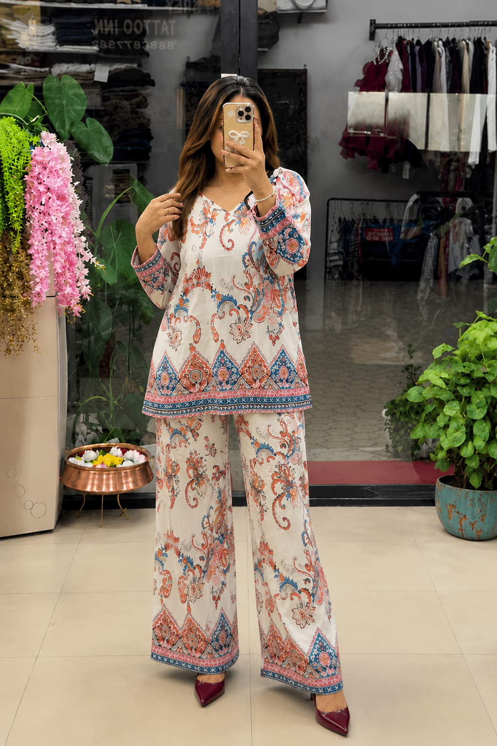 Premium Printed Co-Ord Set for Women | Stylish & Comfortable Casual Wear